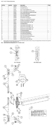 7547 / 7547-F Rods and latches